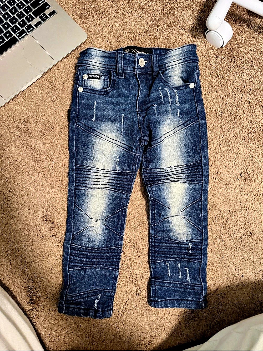 Kanz Kids Distressed Blue Jeans